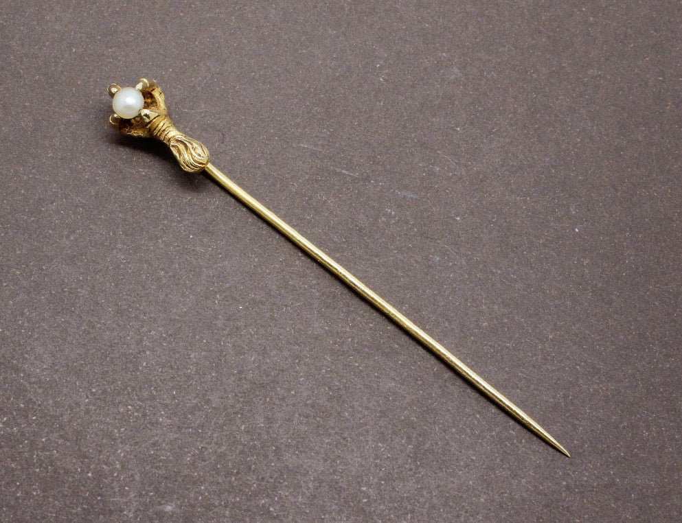 Pique à Cravate Serre Or et Perle - Image 2