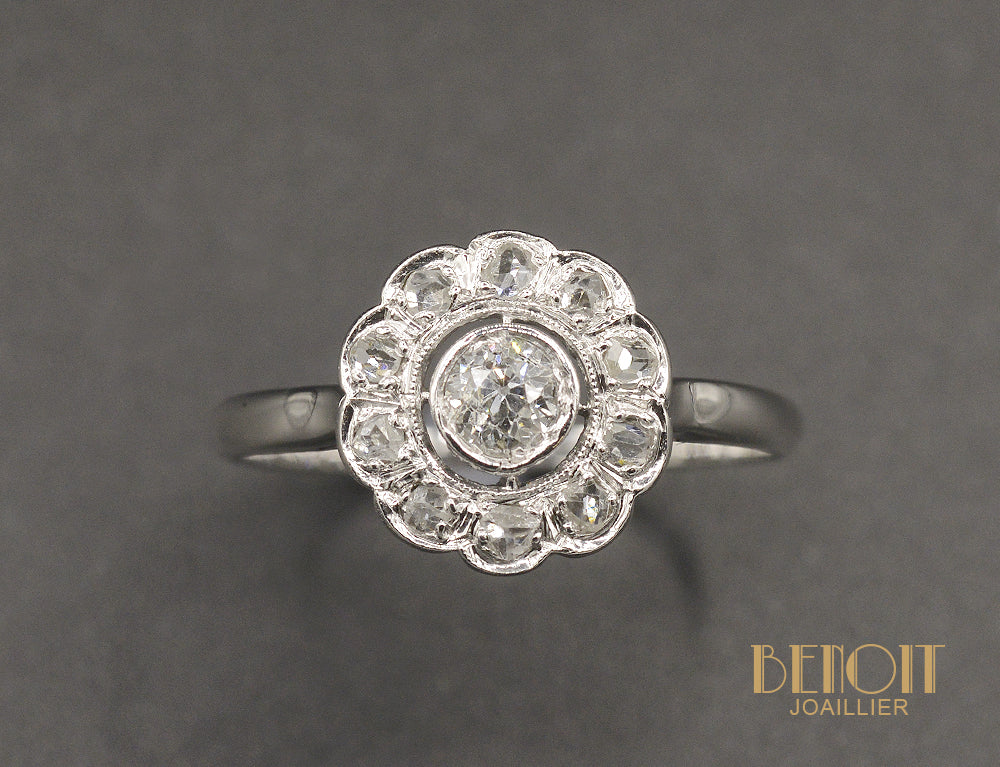 Bague Marguerite Diamants - Image 2