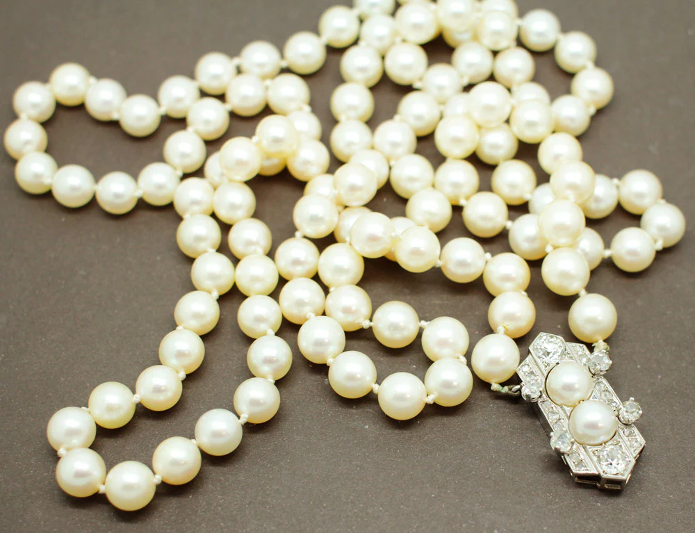 Sautoir / Collier Art Déco Perles - Image 5