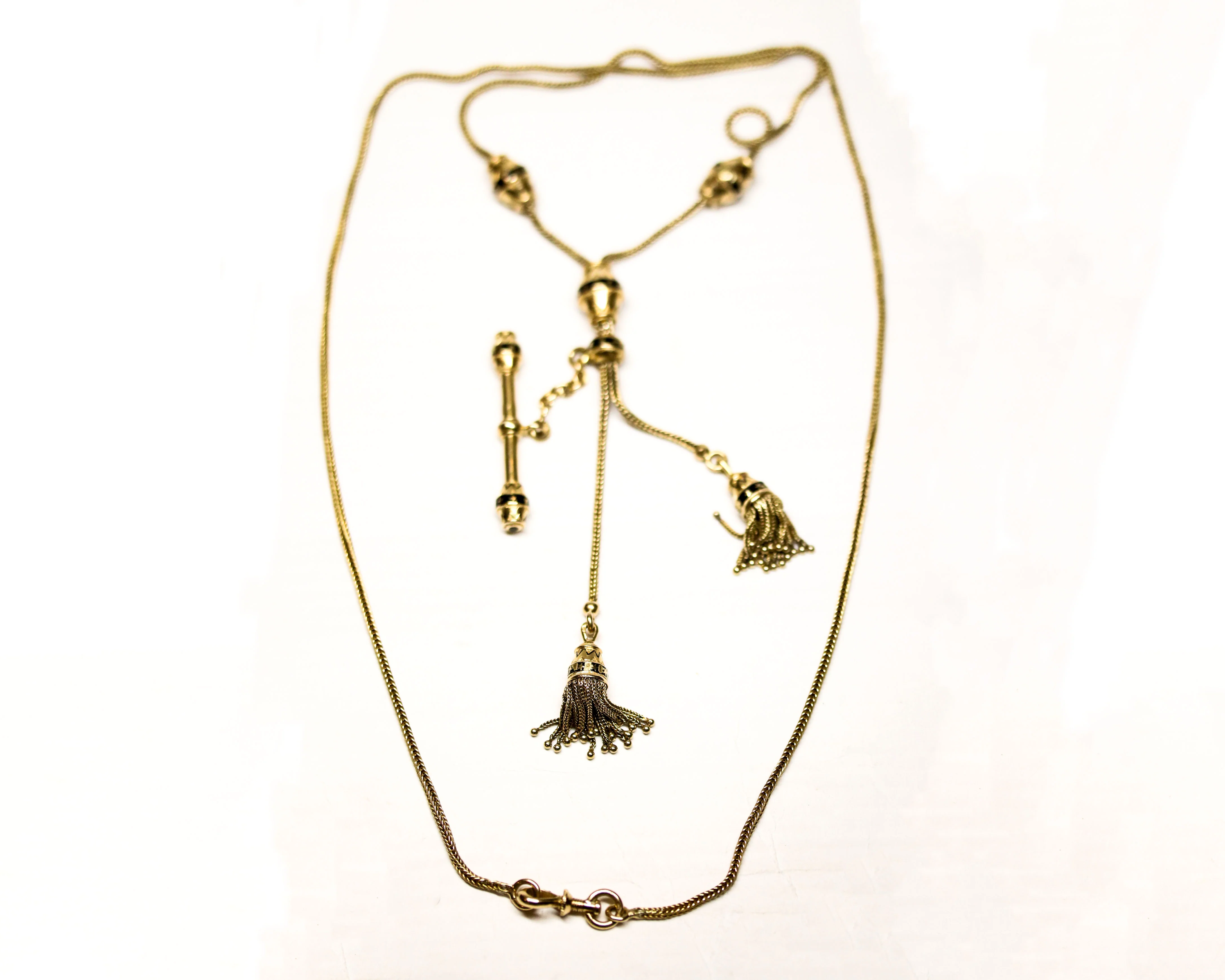 Sautoir de type Chatelaine Napoléon III en Or Jaune - Image 4