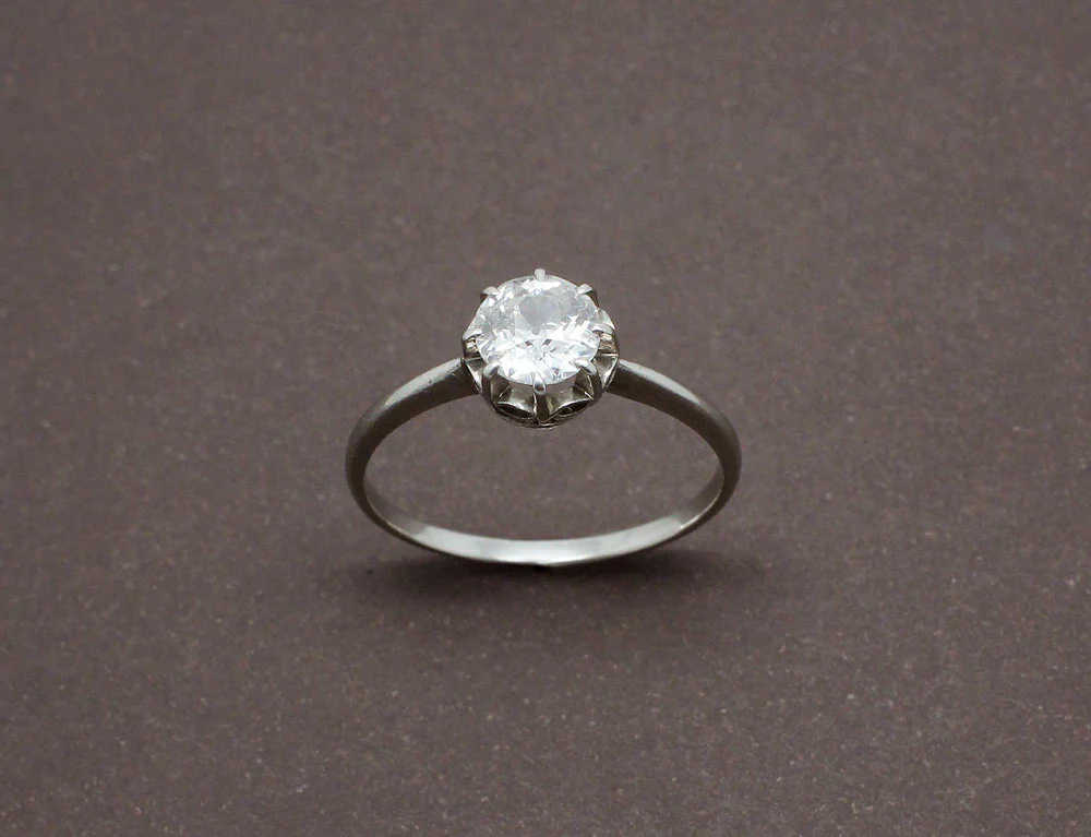 Solitaire 1920 Diamant Platine - Image 2