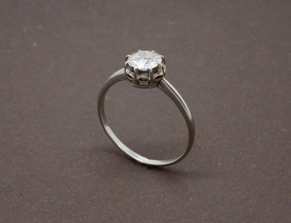 Solitaire 1920 Diamant Platine - Image 3