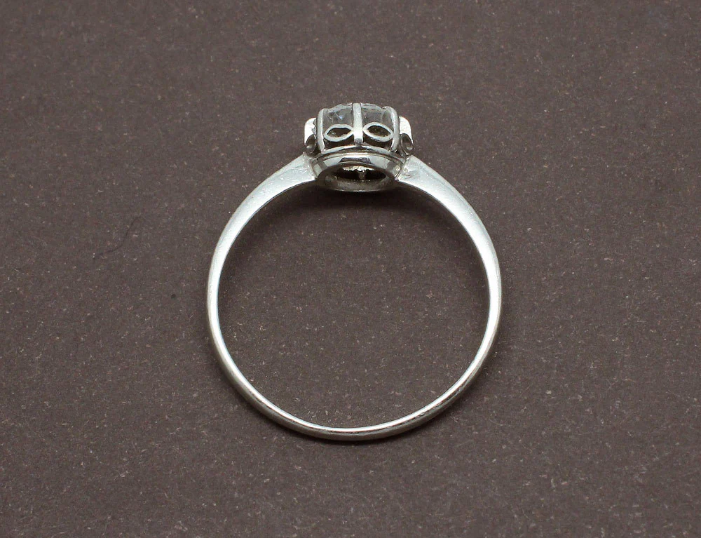 Solitaire 1920 Diamant Platine - Image 4