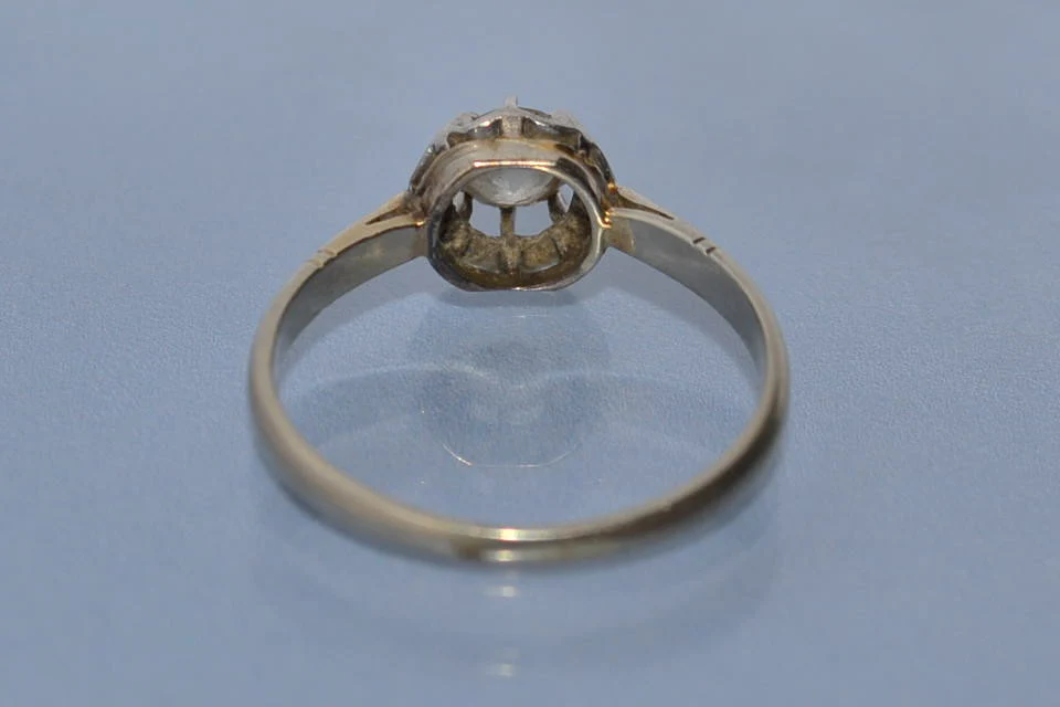 Solitaire ancien diamant 0,5 carat - Image 4