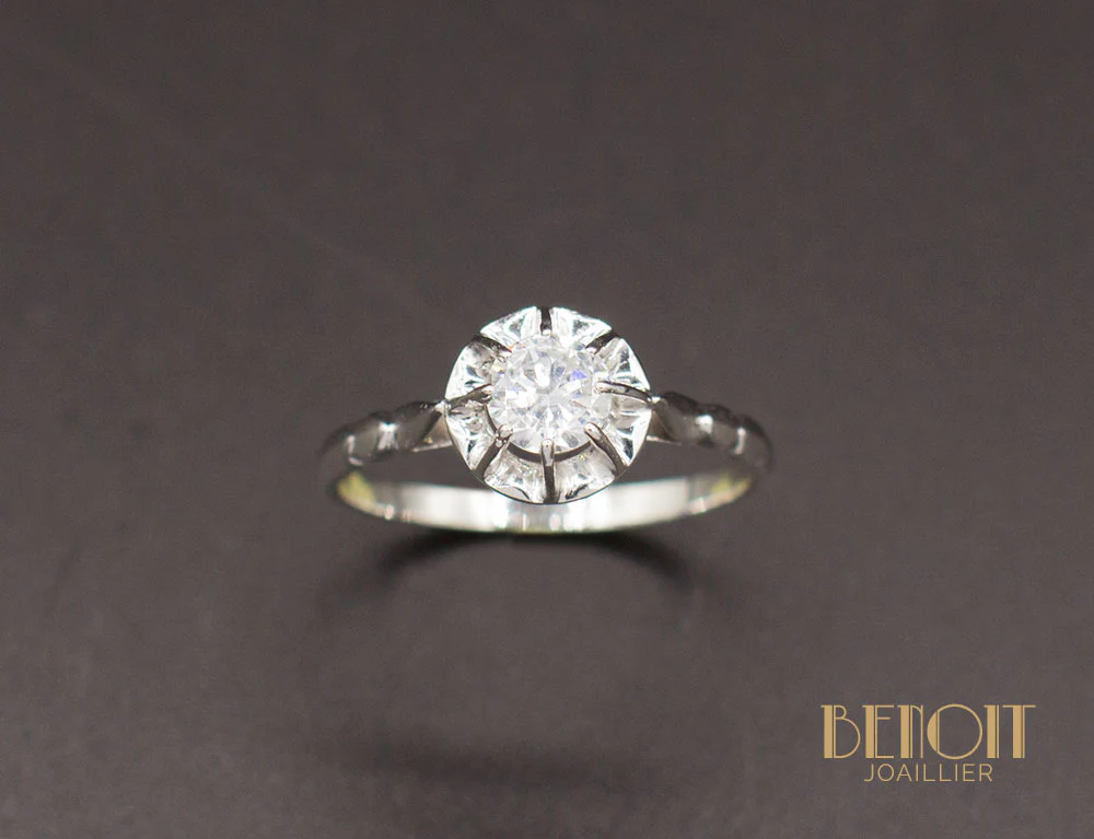 Solitaire Ancien Diamant - Image 2