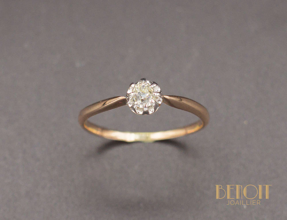 Solitaire Ancien Diamant - Image 2