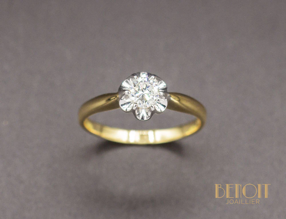 Solitaire Ancien Diamant - Image 2