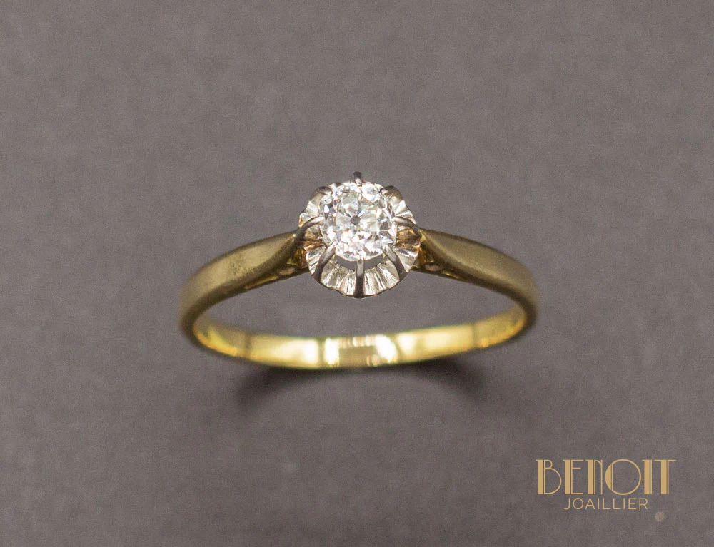 Solitaire Ancien Diamant - Image 2