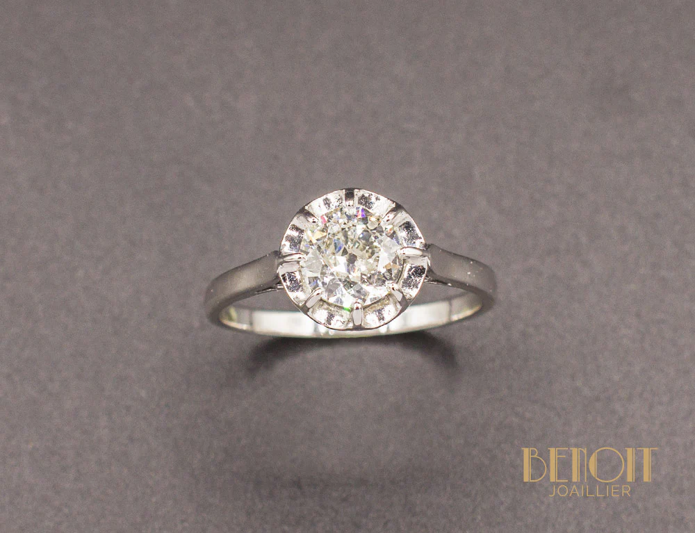 Solitaire Ancien Diamant - Image 2