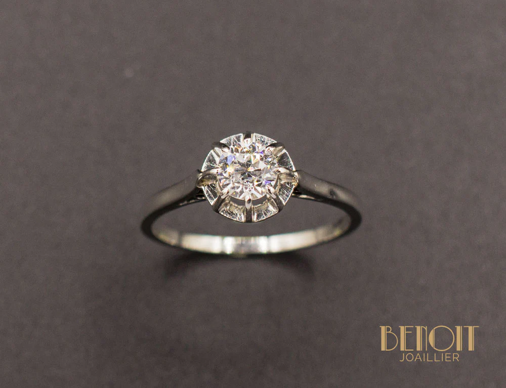 Solitaire Ancien Diamant - Image 2