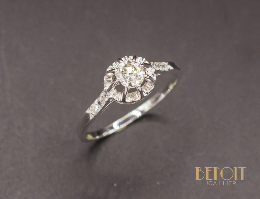 Solitaire Ancien Diamant