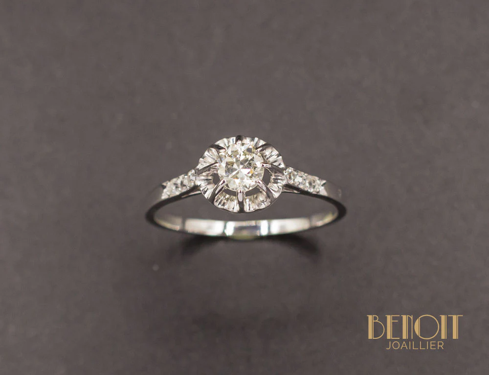 Solitaire Ancien Diamant - Image 2