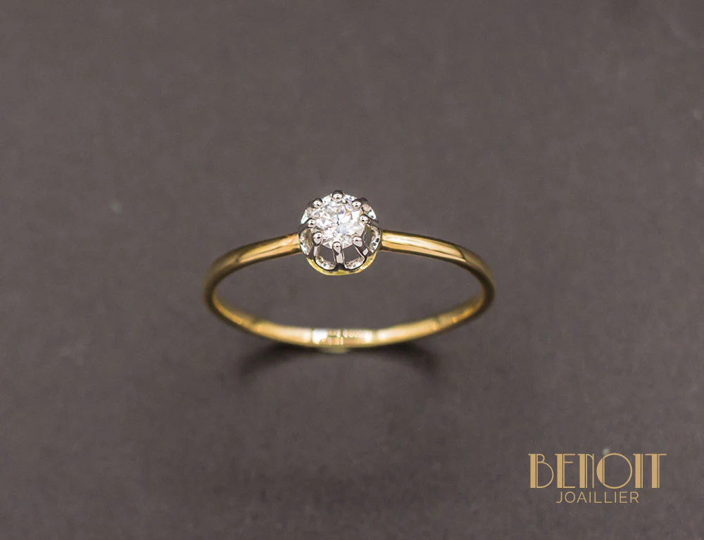 Solitaire Ancien Diamant - Image 2
