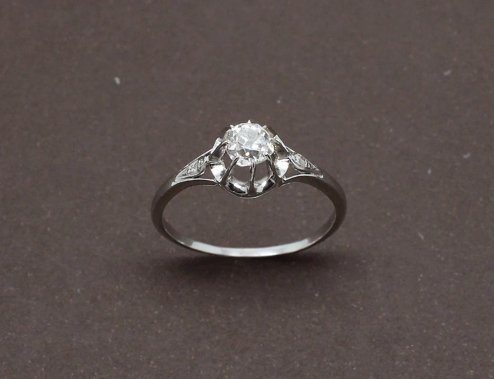 Solitaire Ancien Diamant - Image 2