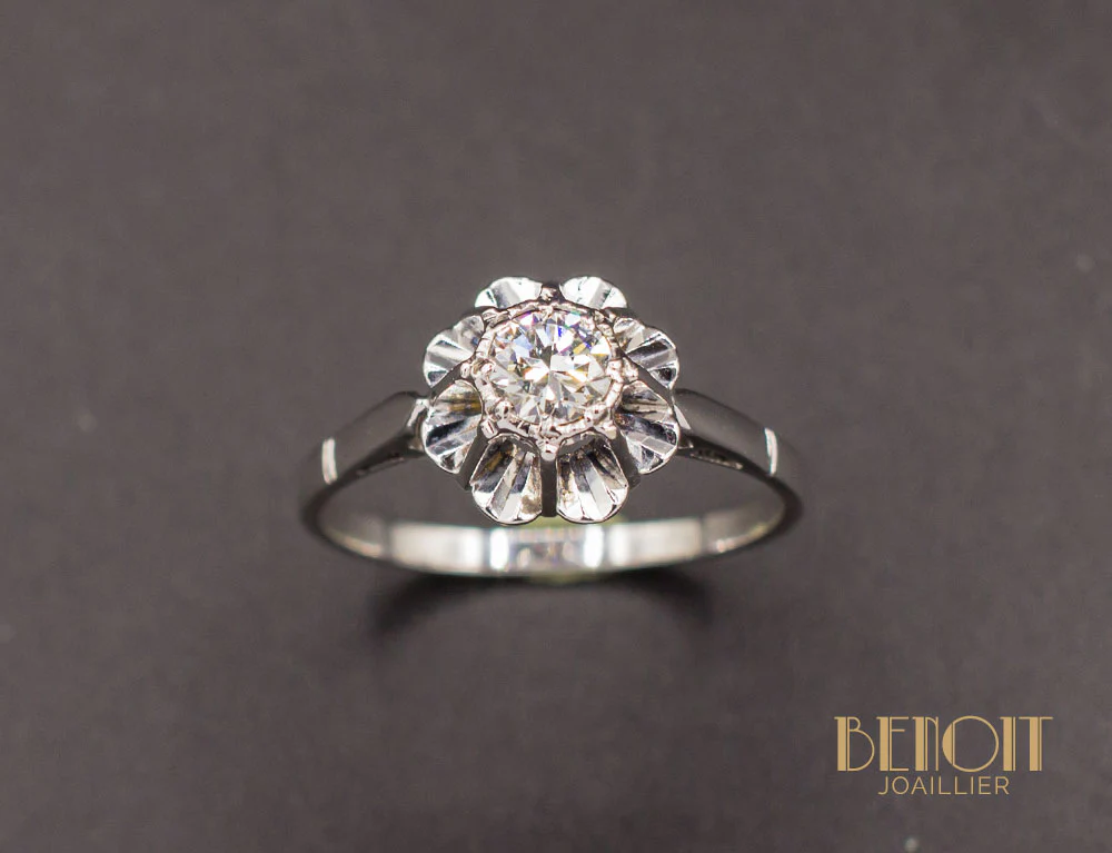 Solitaire Ancien Diamant - Image 2