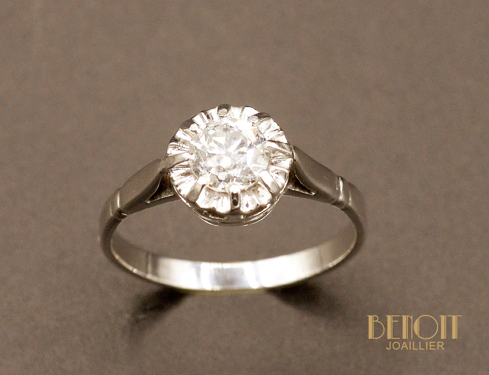 Solitaire Ancien Diamant - Image 2