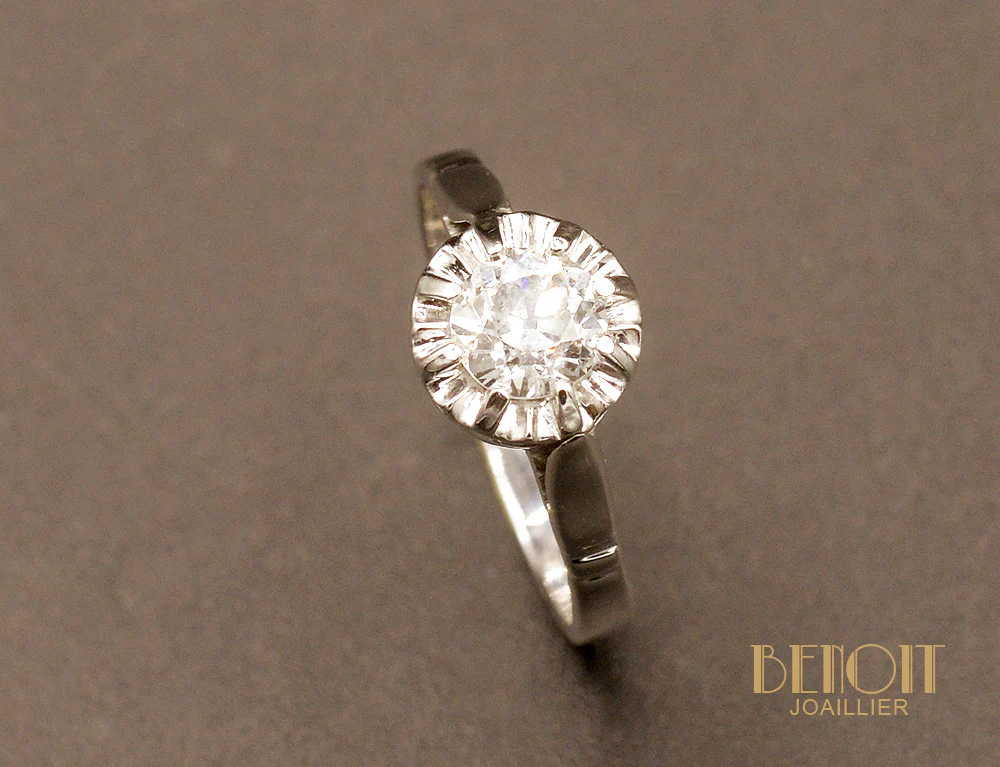 Solitaire Ancien Diamant - Image 3