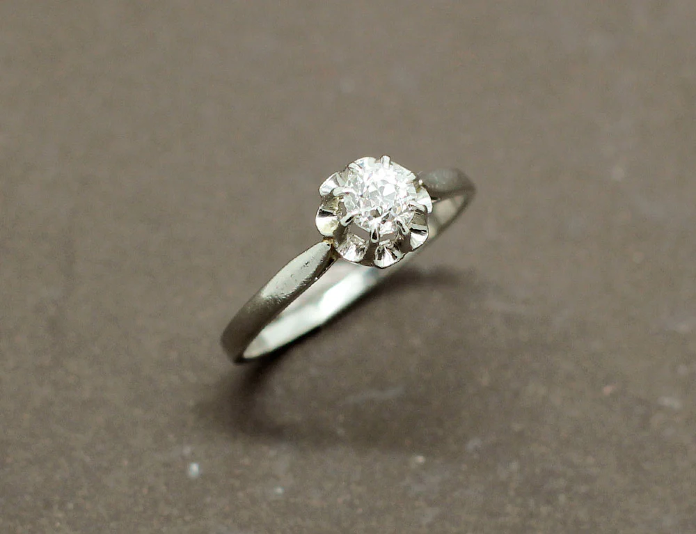 Solitaire Ancien Diamant