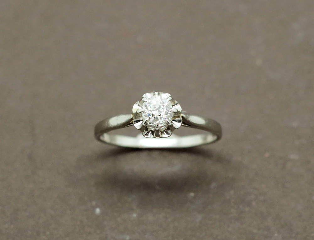 Solitaire Ancien Diamant - Image 2