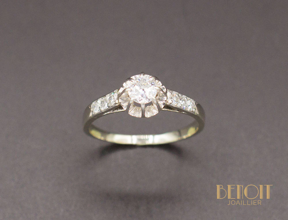 Solitaire Ancien Diamants - Image 2