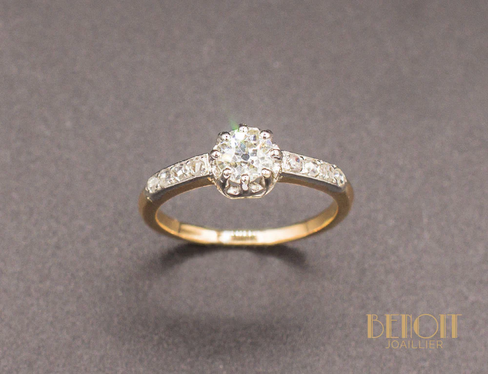 Solitaire Ancien Diamants - Image 2