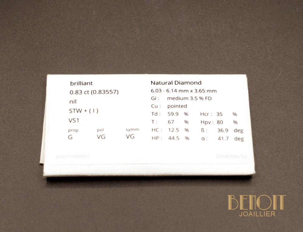 Solitaire Diamant Art Déco - Image 6
