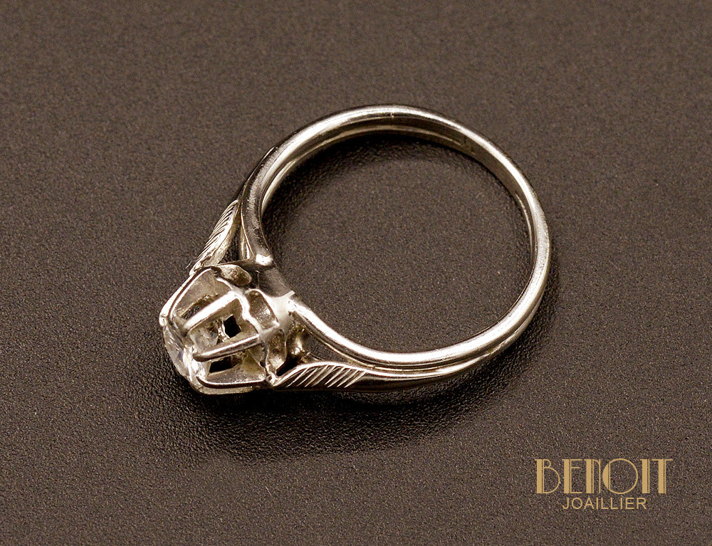 Solitaire Art Déco Diamant - Image 4