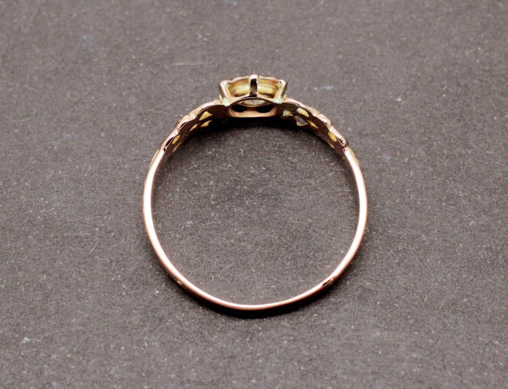 Solitaire Baroque Or Diamant - Image 5