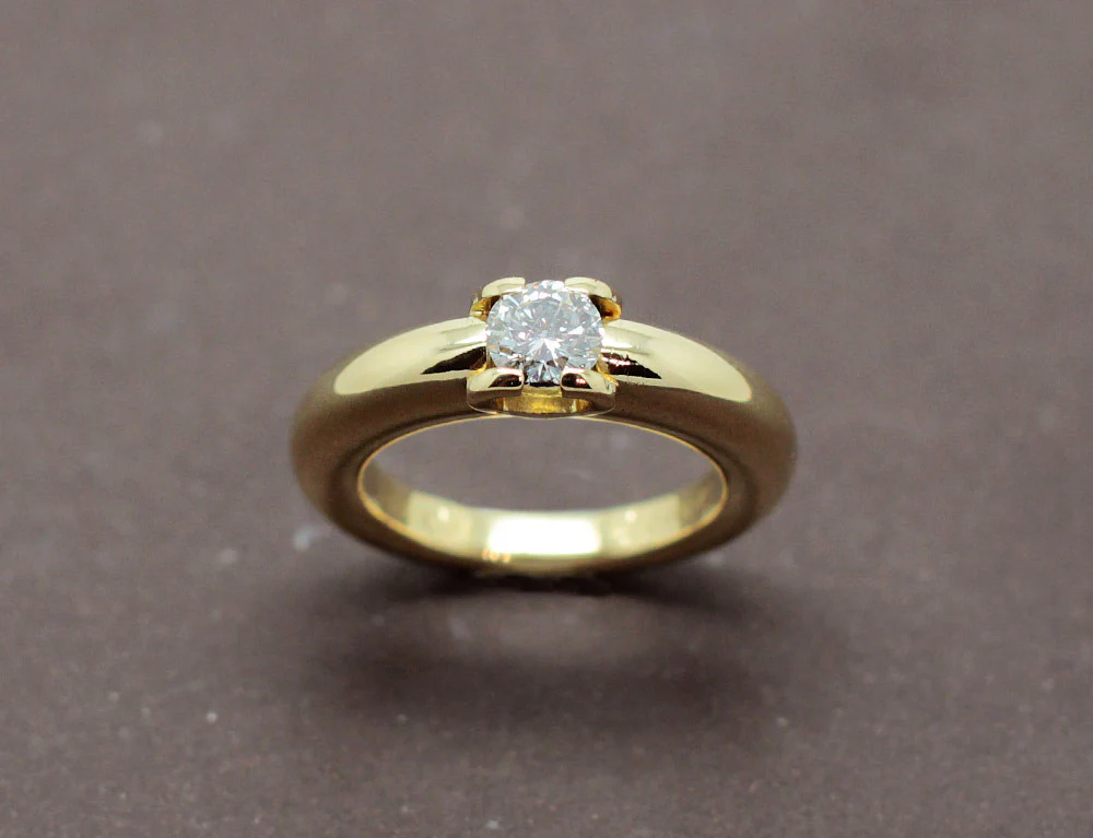 Solitaire Cartier "Louis Cartier" Or Jaune Diamant - Image 2