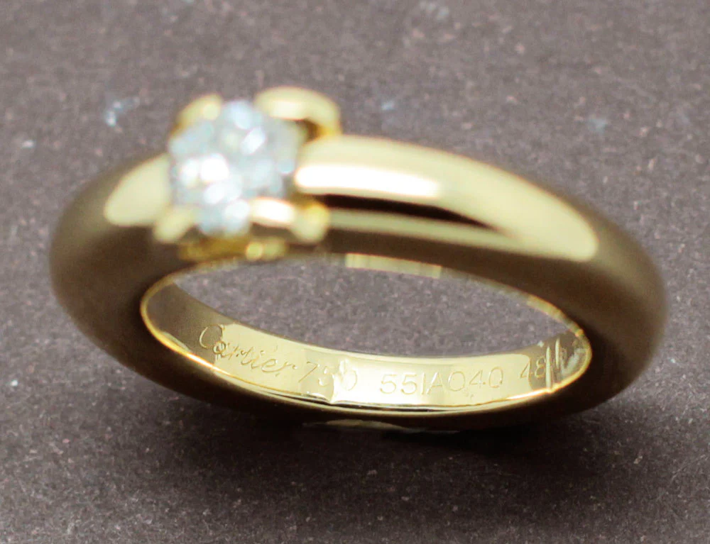 Solitaire Cartier "Louis Cartier" Or Jaune Diamant - Image 5