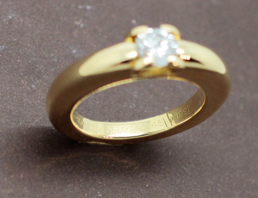 Solitaire Cartier "Louis Cartier" Or Jaune Diamant - Image 6