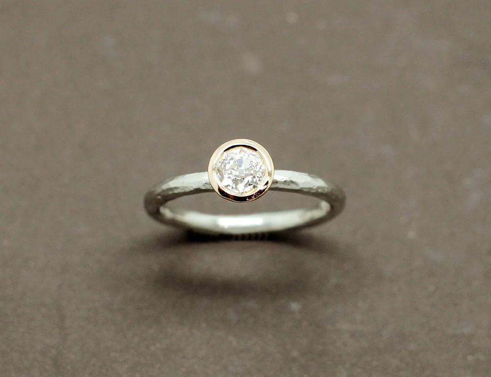 Solitaire Contemporain Diamant - Image 2