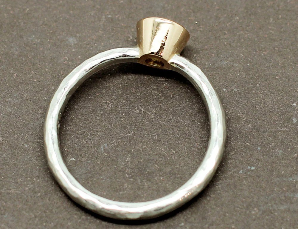 Solitaire Contemporain Diamant - Image 4