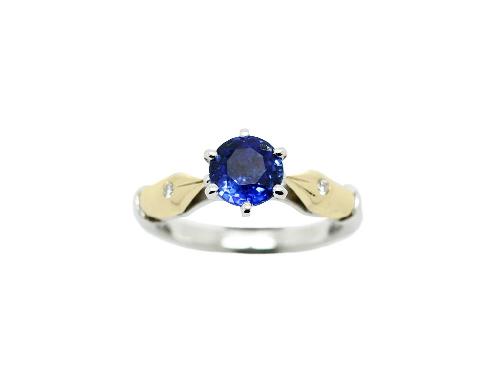Solitaire Création Benoit Joaillier "Colette" Saphir 1,20ct - Image 2