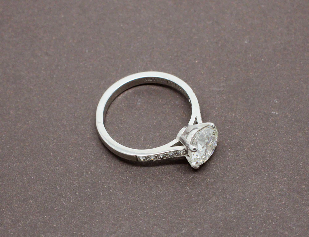 Solitaire Diamant 2,1 ct, Création "BenoitJoaillier" - Image 3