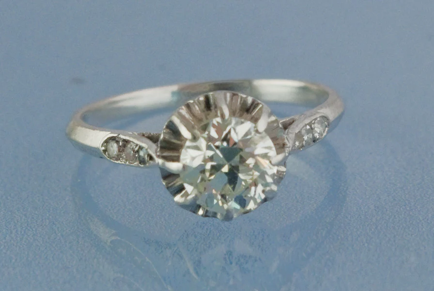 Solitaire Diamant Ancien