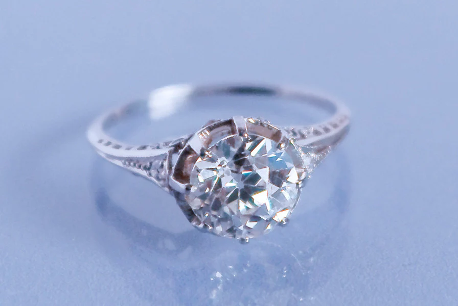 Solitaire Diamant Art déco - Image 3