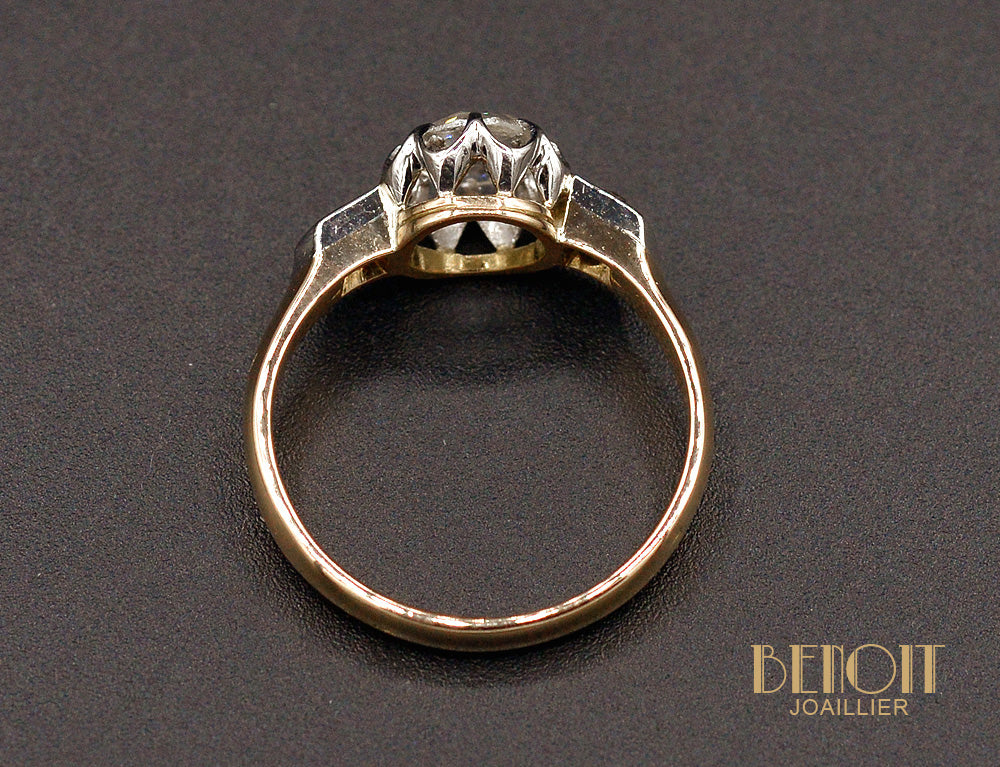 Solitaire Diamant Taille Rose - Image 4