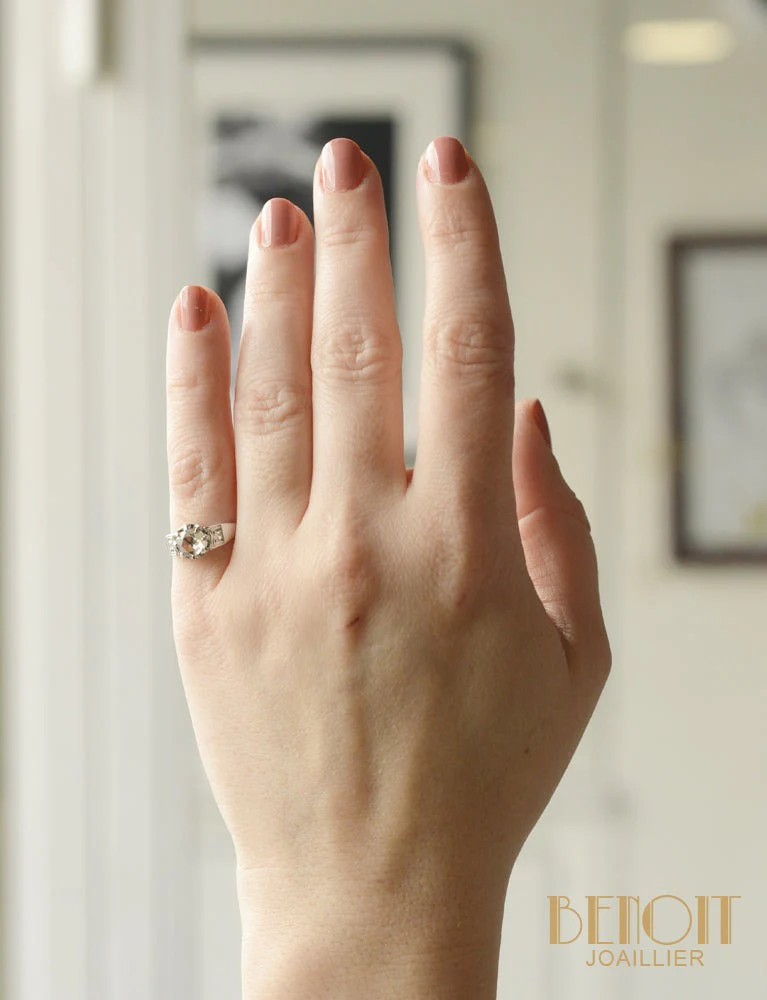 Solitaire Diamant taille rose - Image 5
