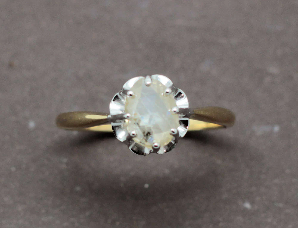 Solitaire Diamant Taille Rose - Image 3