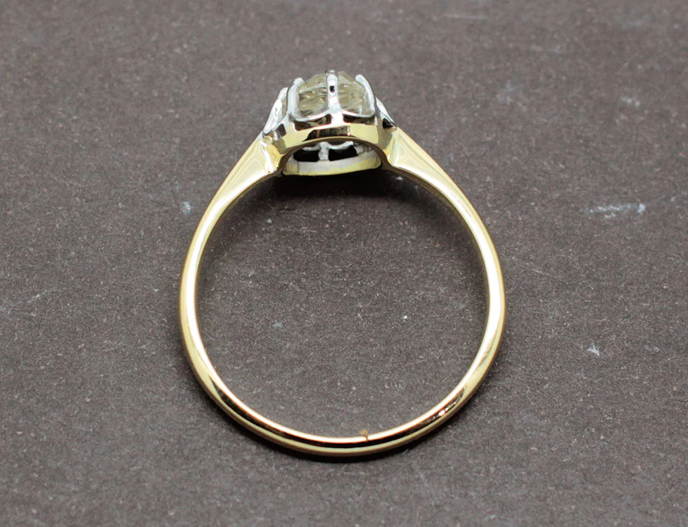 Solitaire Diamant Taille Rose - Image 4