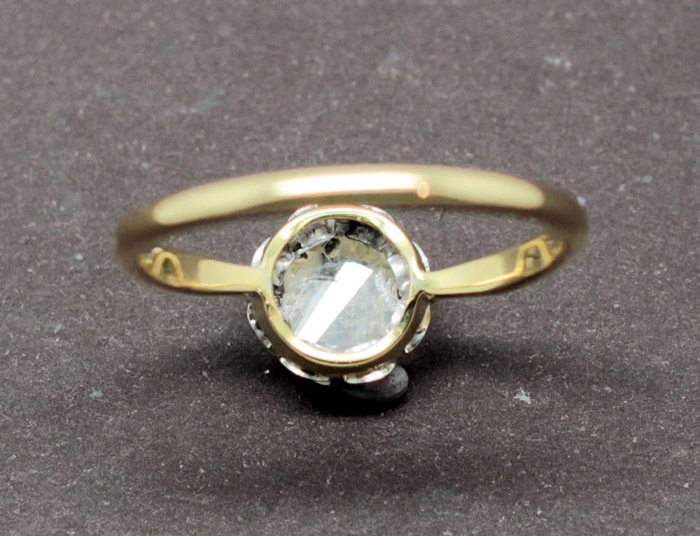 Solitaire Diamant Taille Rose - Image 5