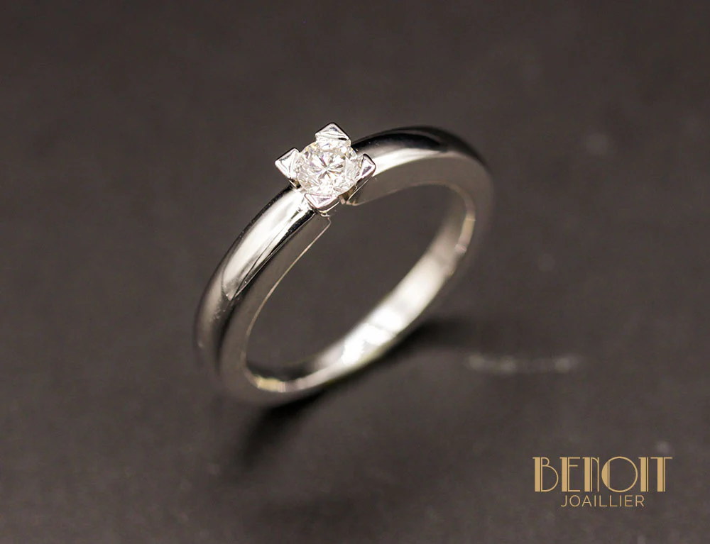 Solitaire Moderne Diamant
