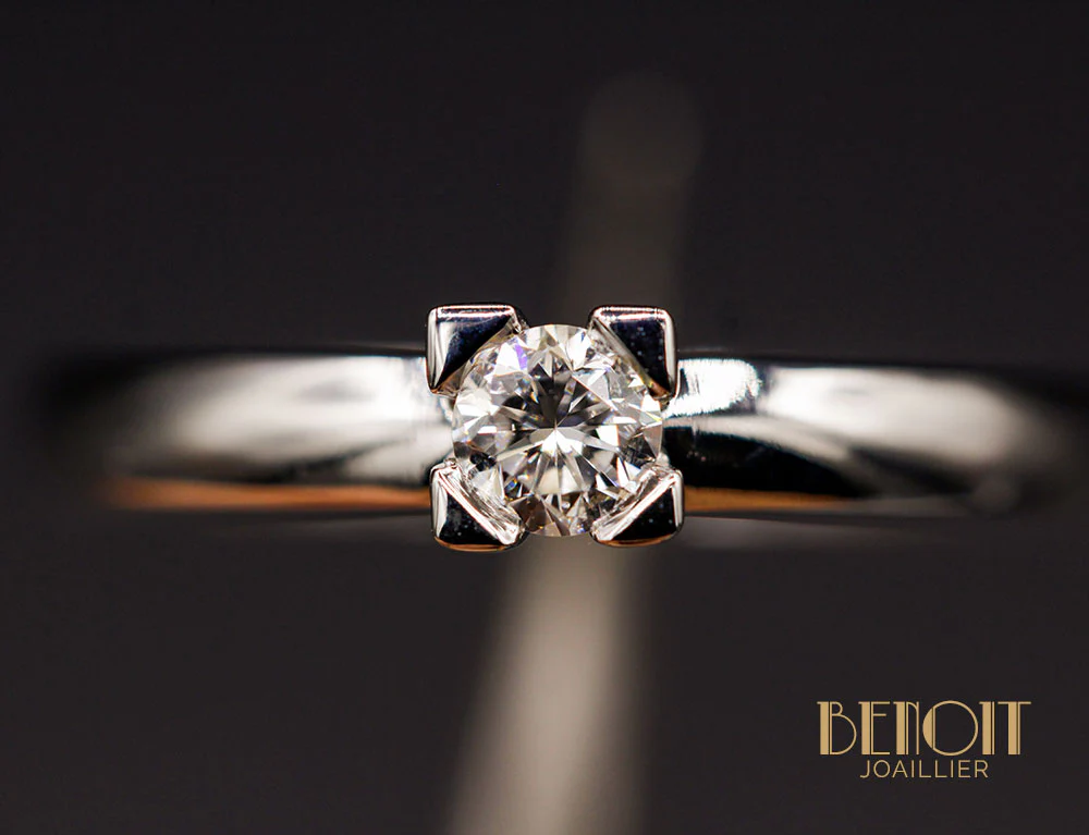 Solitaire Moderne Diamant - Image 3