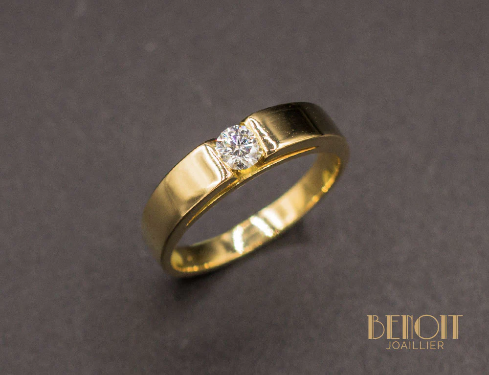 Solitaire Moderne Diamant