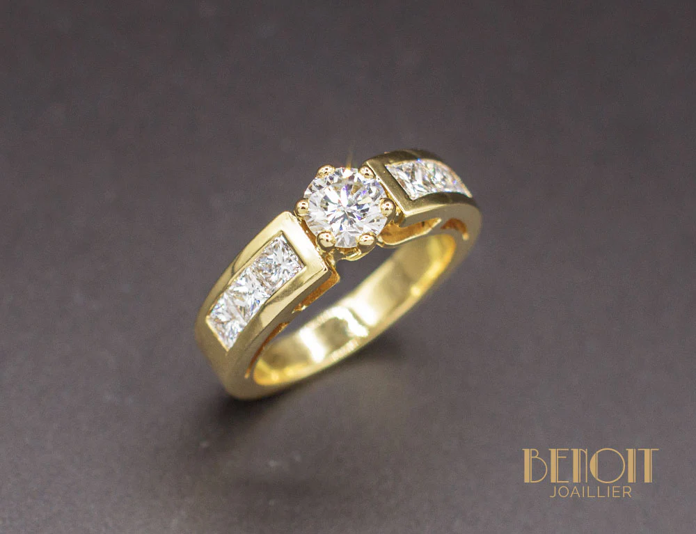 Solitaire Moderne Diamants