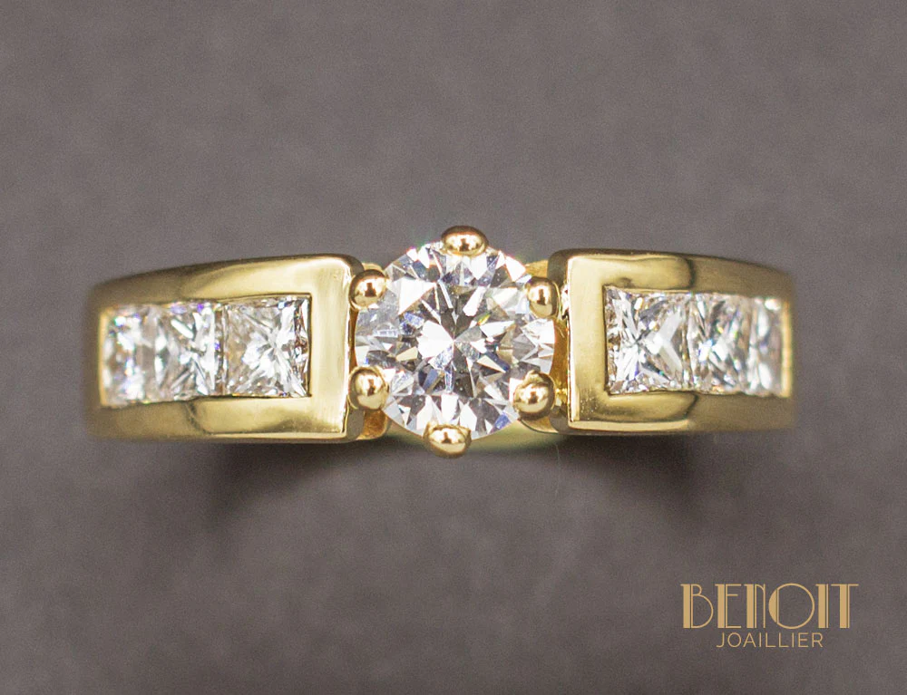 Solitaire Moderne Diamants - Image 3