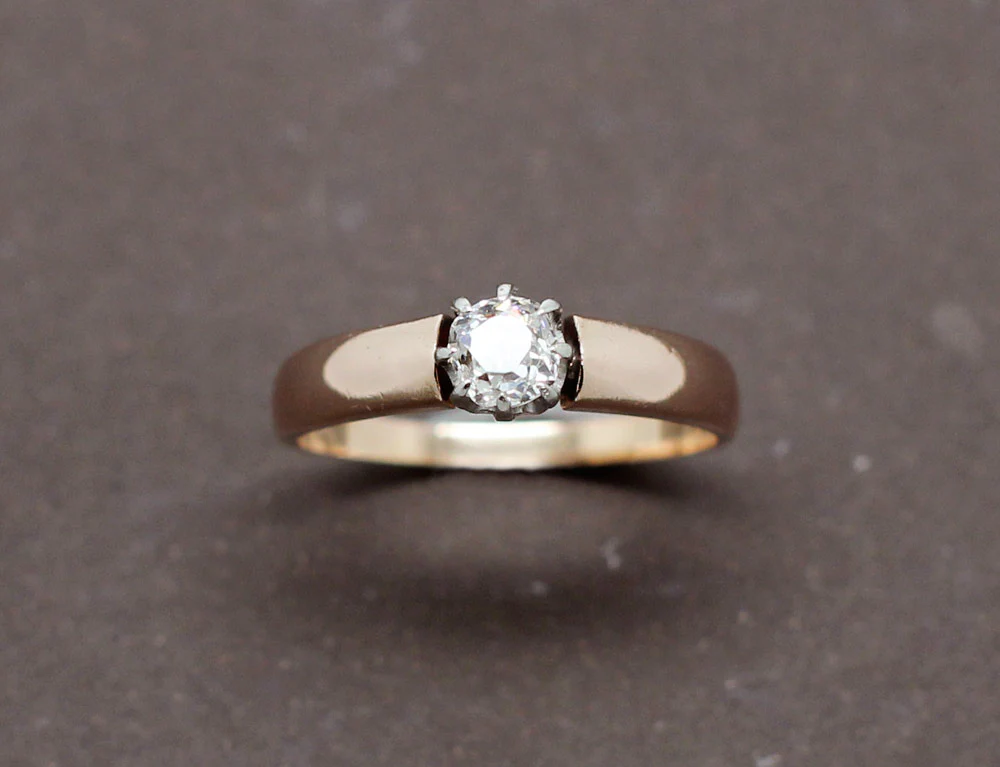 Solitaire Or Rose Diamant - Image 2