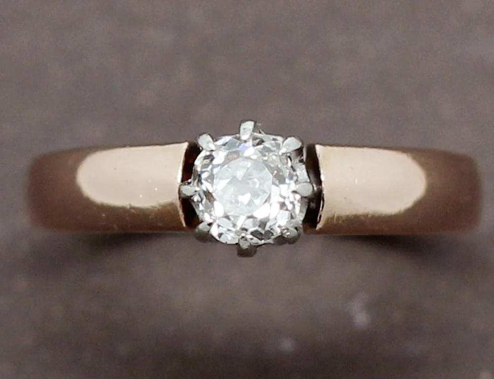 Solitaire Or Rose Diamant - Image 3