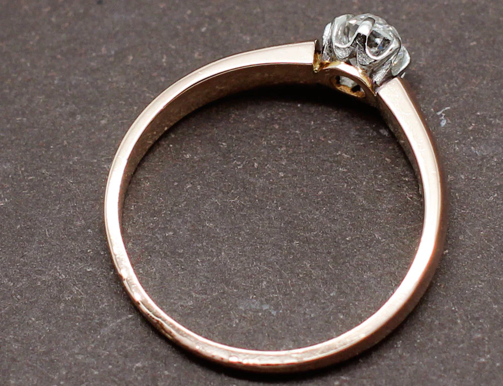Solitaire Or Rose Diamant - Image 4